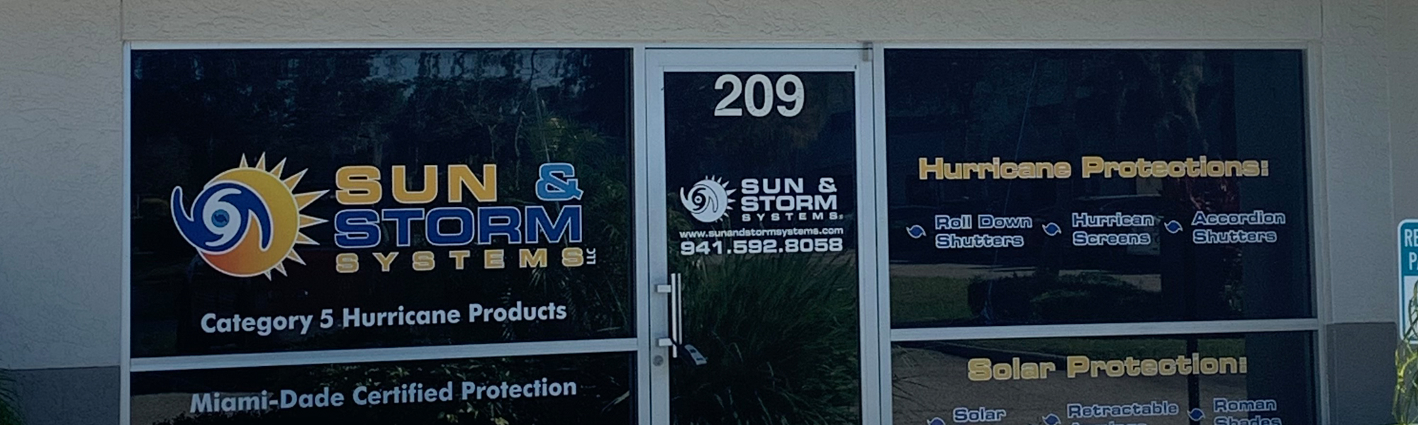 Sun And Storm Systems office enterance